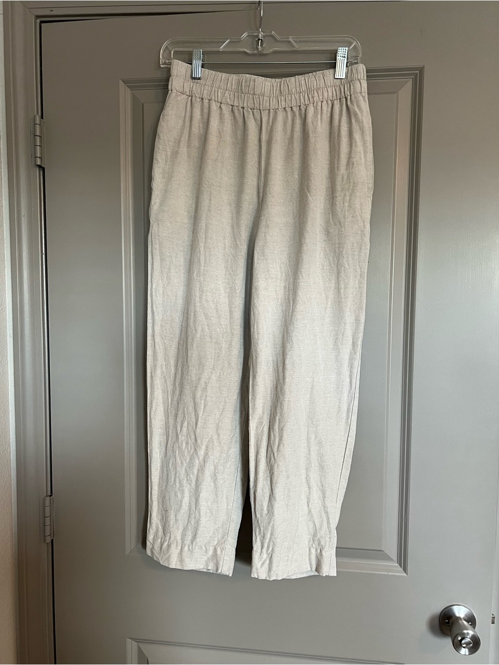 Madewell Straight Leg Linen Pants Lightweight Size Small